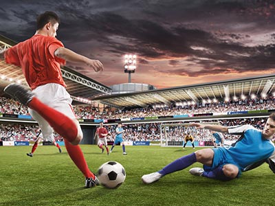 体育馆观看足球直播感想